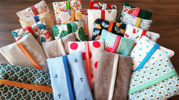 Atelier P'tits Bidules e-shop, commande boutique en ligne accessoires faits main en France.